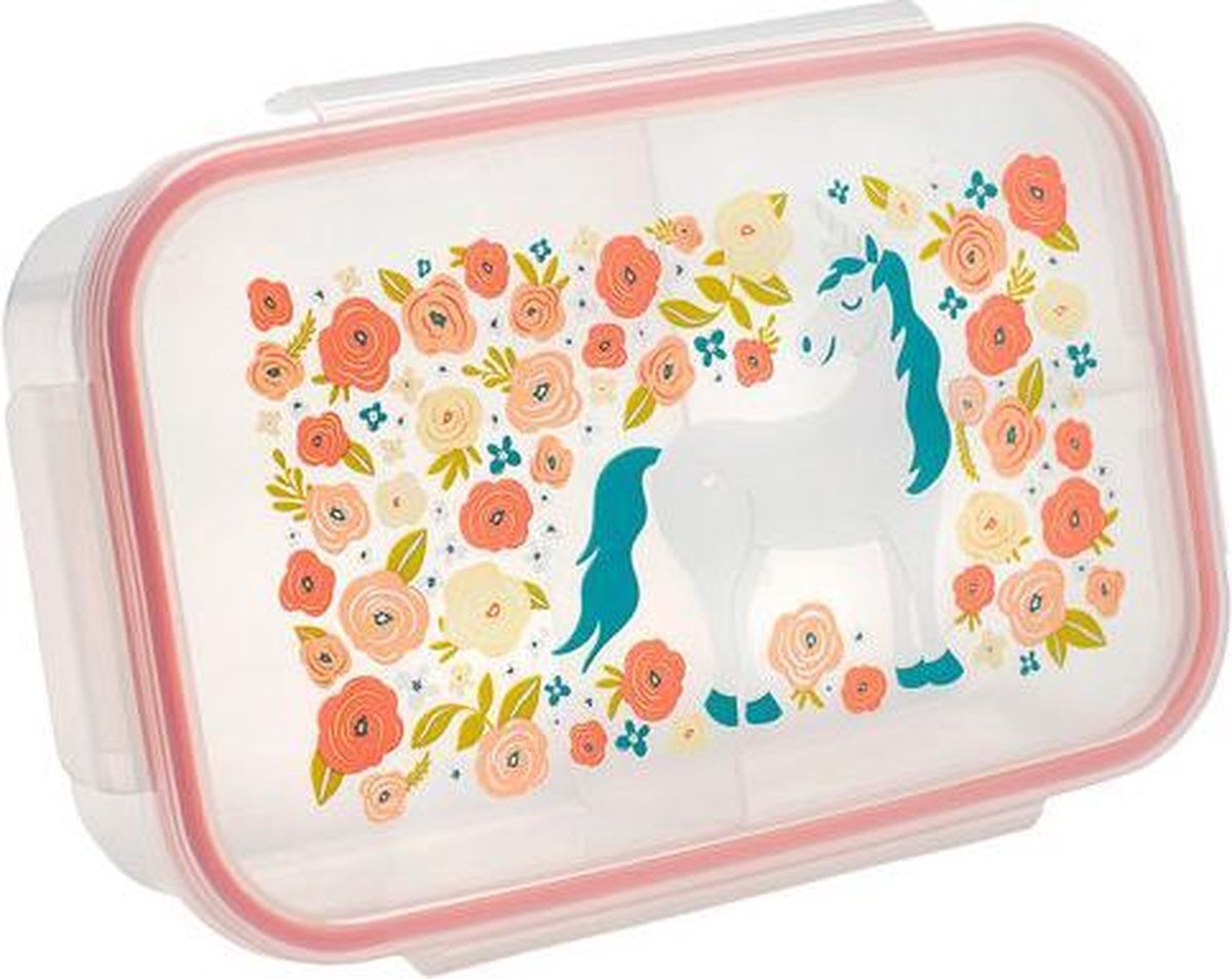 SugarBooger Lunch Box Bento Met Vakjes | Unicorn SugarBooger Lunch Box Bento Met Vakjes | Unicorn