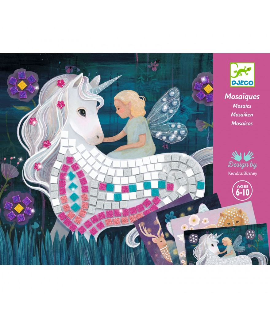 Djeco Knutselset Mozaïek +6y | the Enchanted World Djeco Knutselset Mozaïek +6y | the Enchanted World