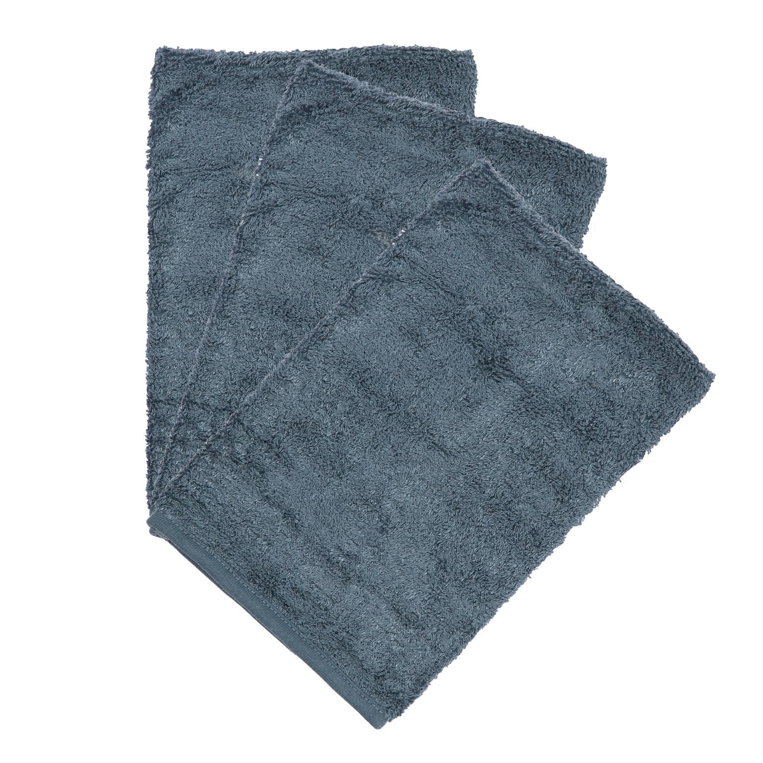 Timboo Set 3 Bamboo Washandjes | Marin Timboo Set 3 Bamboo Washandjes | Marin