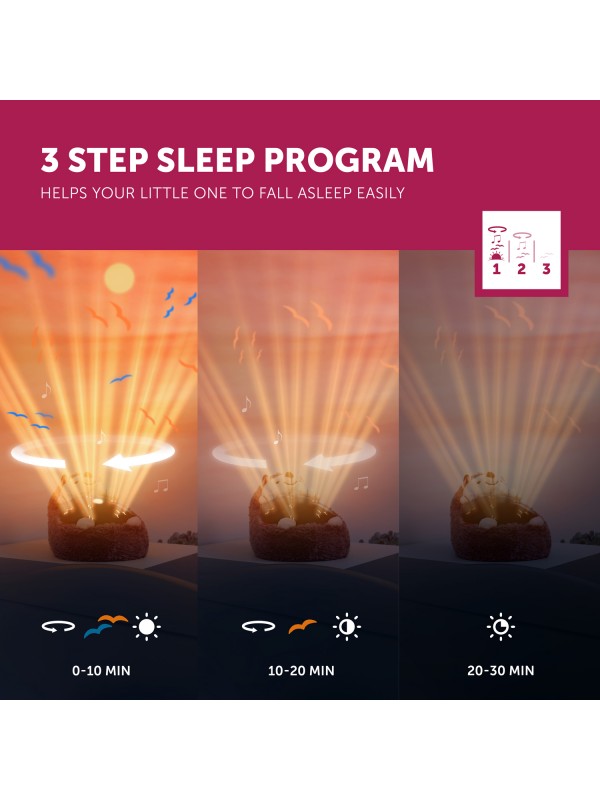 Zazu Sunset Projector Met Rustgevende Melodieën | Henry De Egel Zazu Sunset Projector Met Rustgevende Melodieën | Henry De Egel