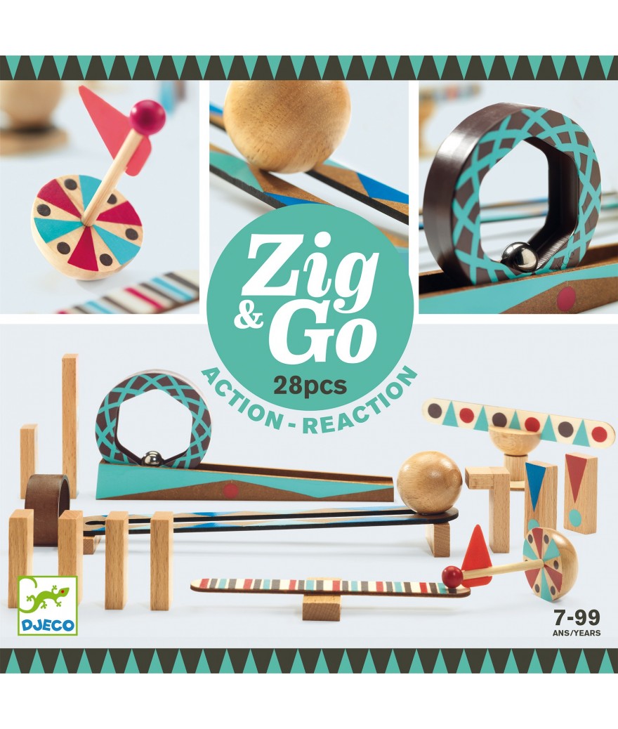 Djeco Zig & Go Parcours 28PCS Roll Djeco Zig & Go Parcours 28PCS Roll