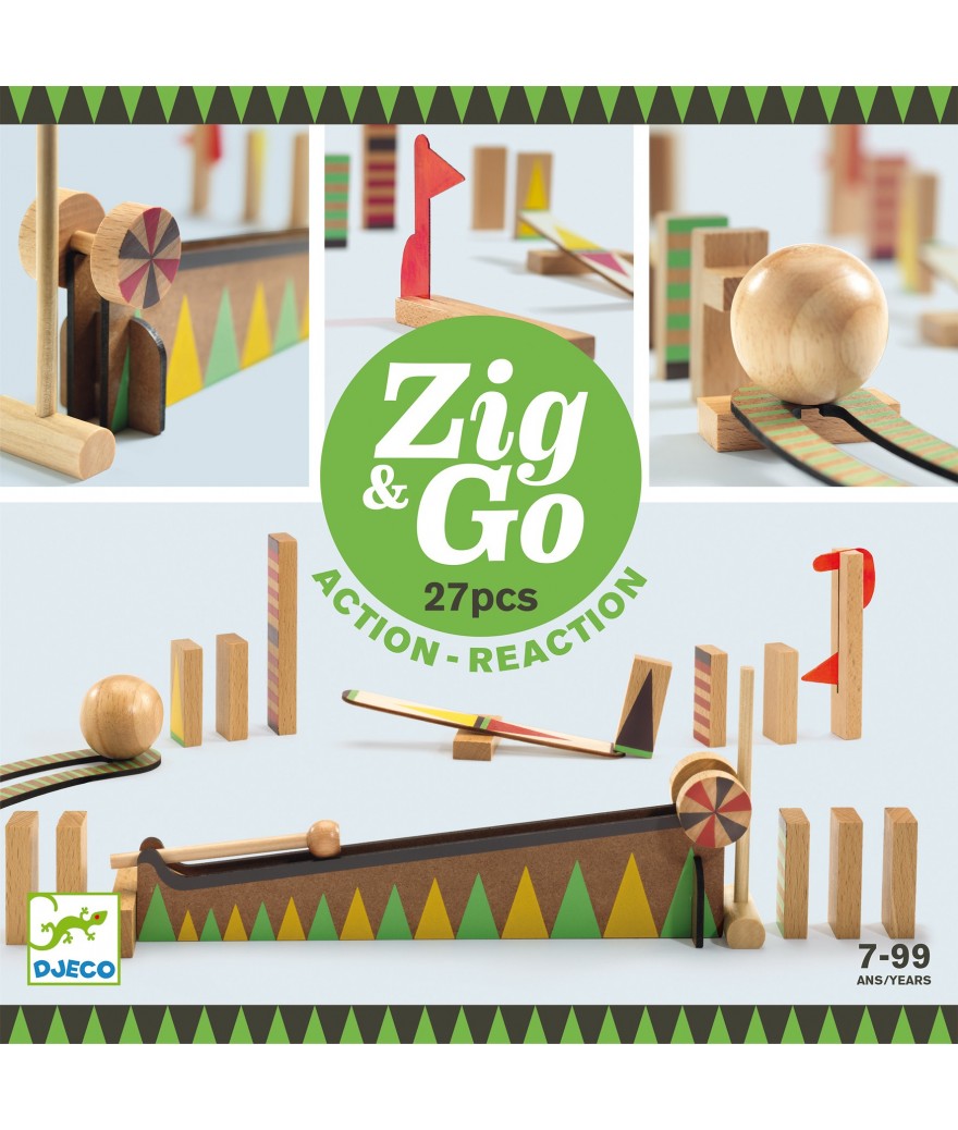 Djeco Zig & Go Parcours 27ST | Big Ball Djeco Zig & Go Parcours 27ST | Big Ball