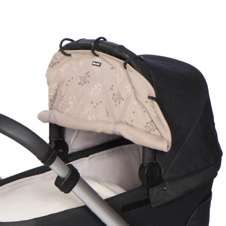 Dooky Universele Hoes Voor Buggy / Autostoeltje | Romantic Leaves Beige