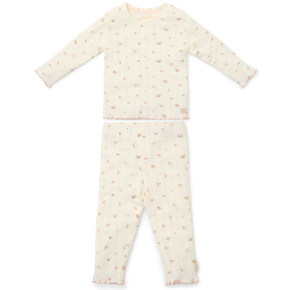 Little Dutch Twee-delige Pyjama Fairy Blossom | Wit