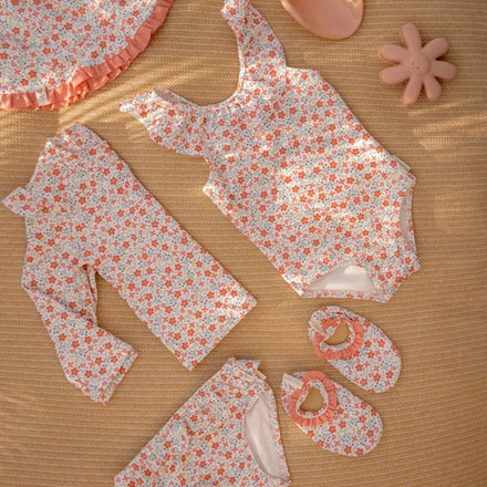 Little Dutch Strandschoenen Sunny Flowers Multi-Colour