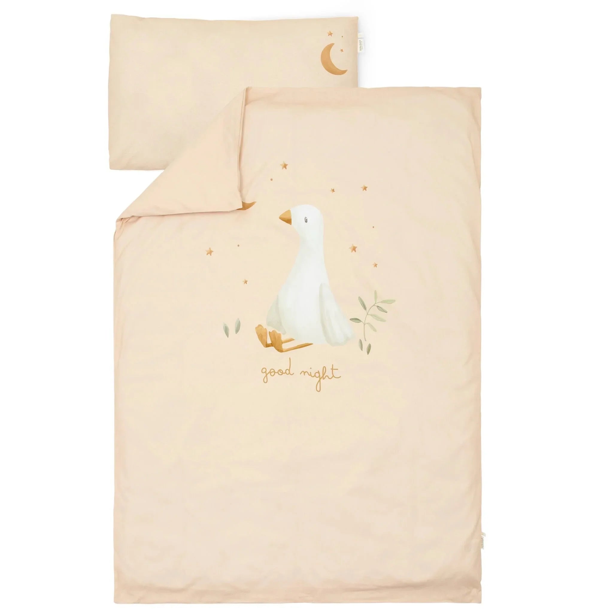 Little Dutch Dekbedovertrek Ledikant 100x140cm | Little Goose Beige
