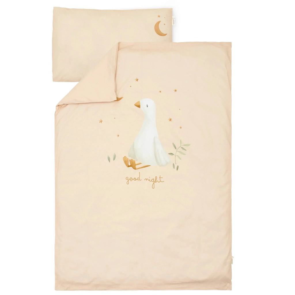 Little Dutch Dekbedovertrek Ledikant 100x140cm | Little Goose Beige