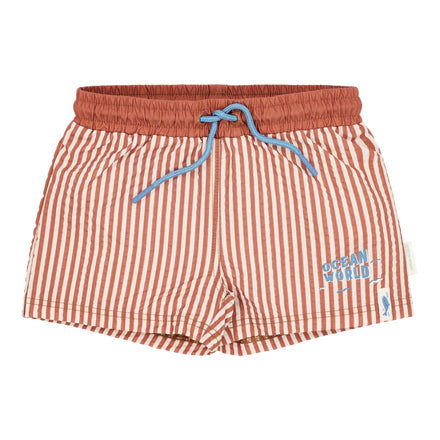 * Little Dutch Zwembroek | Ocean Brown Stripes
