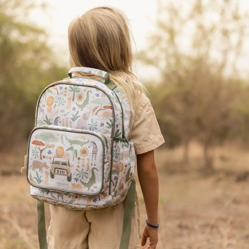 Little Dutch Kleuterrugzakje 35cm | Safari Friends