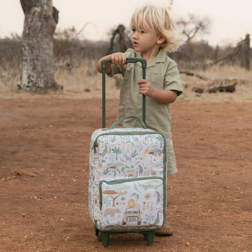 Little Dutch Kinderkoffer Trolley | Safari Friends