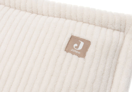 Jollein Boxbumper 180x30cm Cloudy Rib | Milky Coffee