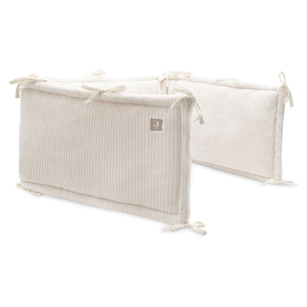 Jollein Boxbumper 180x30cm Cloudy Rib | Oatmeal