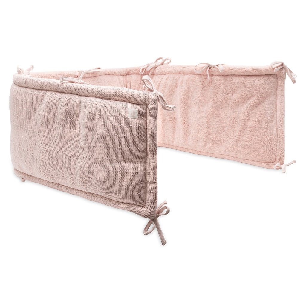 Jollein Boxbumper 180x30cm Sprinkle Knit | Silk Rose
