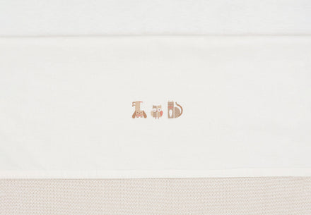 Jollein Laken Wieg 75x100cm | Animal Friends