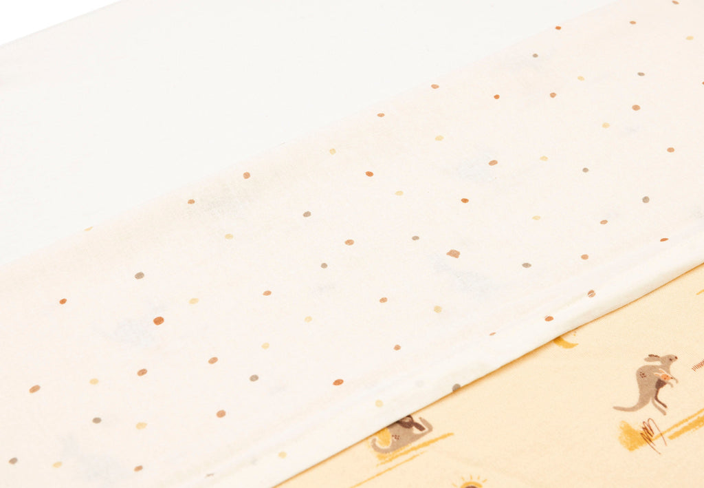 Jollein Laken Ledikant 120x150cm Kangaroots Dusty Dot