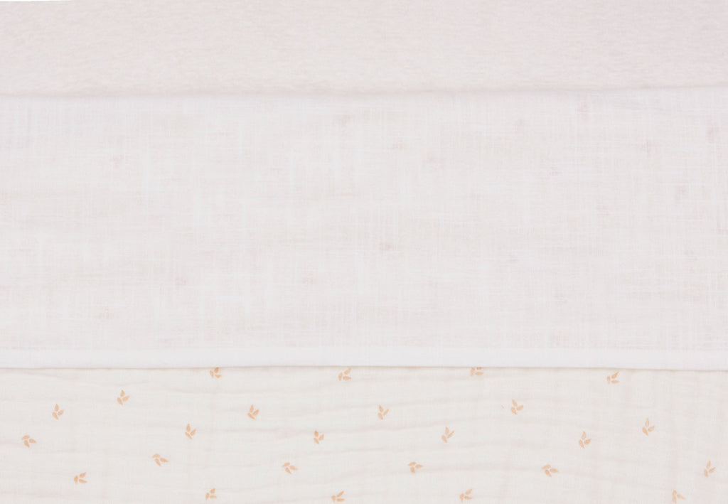 Jollein Laken Ledikant 120x150cm | Slub Ivory