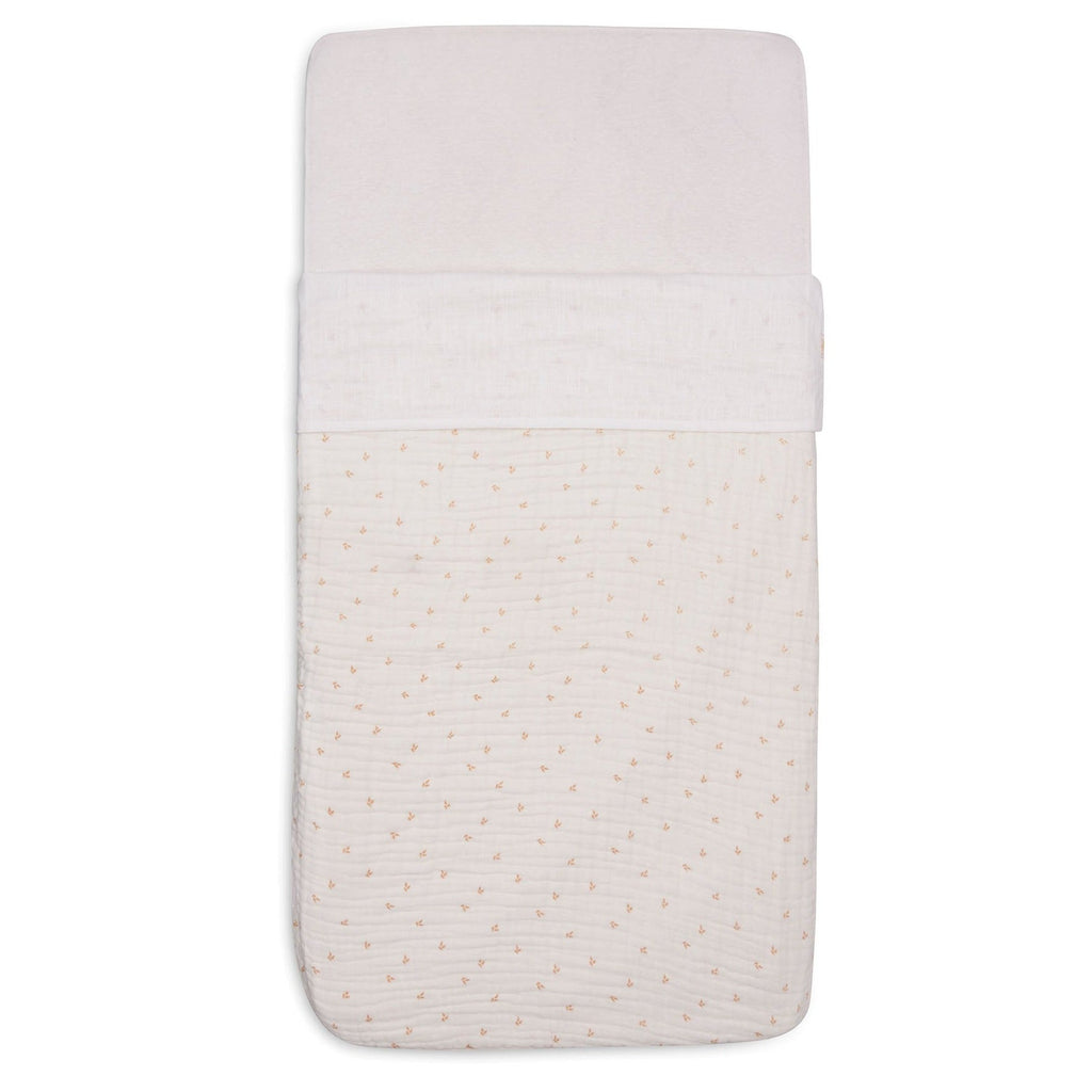 Jollein Laken Ledikant 120x150cm | Slub Ivory