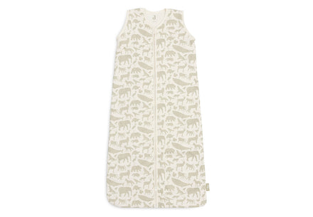 Jollein Slaapzak Met Afritsbare Mouw 90cm | Animals Olive Green