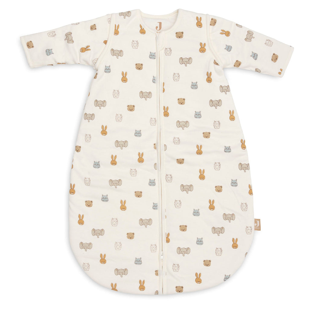 Jollein Slaapzak met afritsbare mouw Rond 90 cm in de print Jollies, te koop bij De Gele Flamingo.