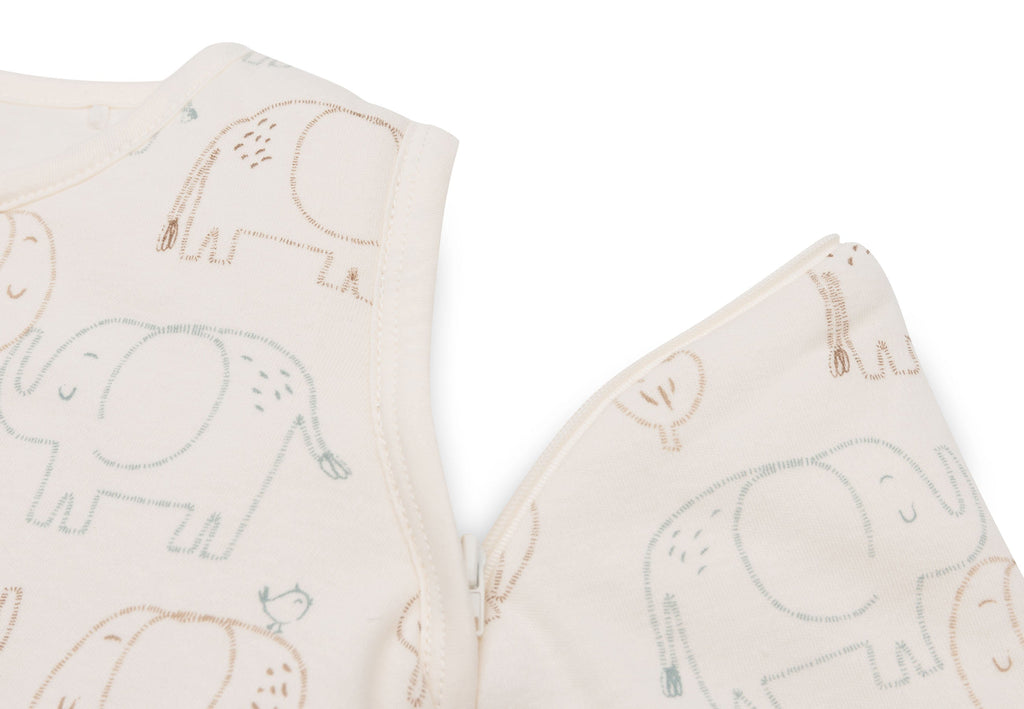 Jollein Baby Slaapzak Met Afritsbare Mouw 110cm | Elephant Tales