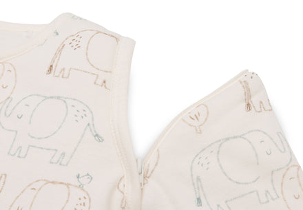 Jollein Baby Slaapzak Met Afritsbare Mouw 110cm | Elephant Tales