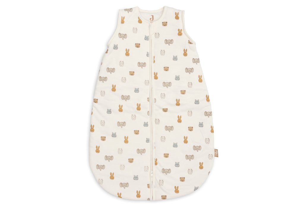 Detailfoto van de Jollein slaapzak Jollies 70 cm met afritsbare mouw en veilige rits, bij De Gele Flamingo
