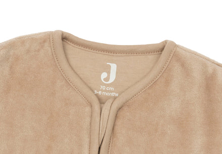 Jollein velvet slaapzak Hazel 70 cm zonder mouwen, met katoenen voering, babyslaapzak van De Gele Flamingo
