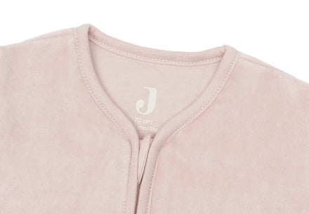 Jollein velvet slaapzak Silk Rose zonder mouwen, met zachte katoenen voering, babyslaapzak De Gele Flamingo