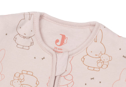 Jollein slaapzak Miffy Moments Silk Rose 70 cm zonder mouwen, katoenen voering, babyslaapzak De Gele Flamingo