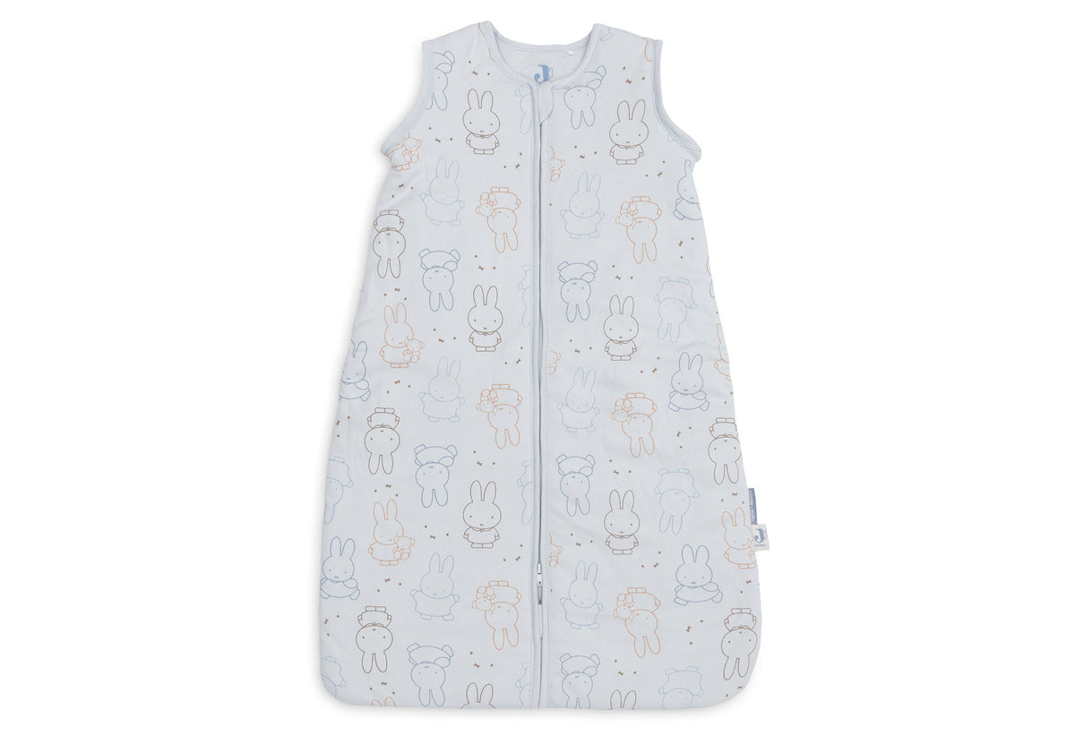 Jollein Slaapzak met afritsbare mouw 70 cm Miffy Moments in Cloud Blue, katoenen babyslaapzak van De Gele Flamingo