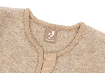 Jollein wollen slaapzak Natural rond model zonder mouwen, 100% merino wol, babyslaapzak van De Gele Flamingo