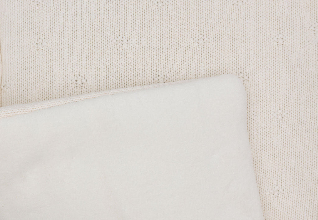 Jollein Boxkleed 75x95cm Cosy Knit Ivory