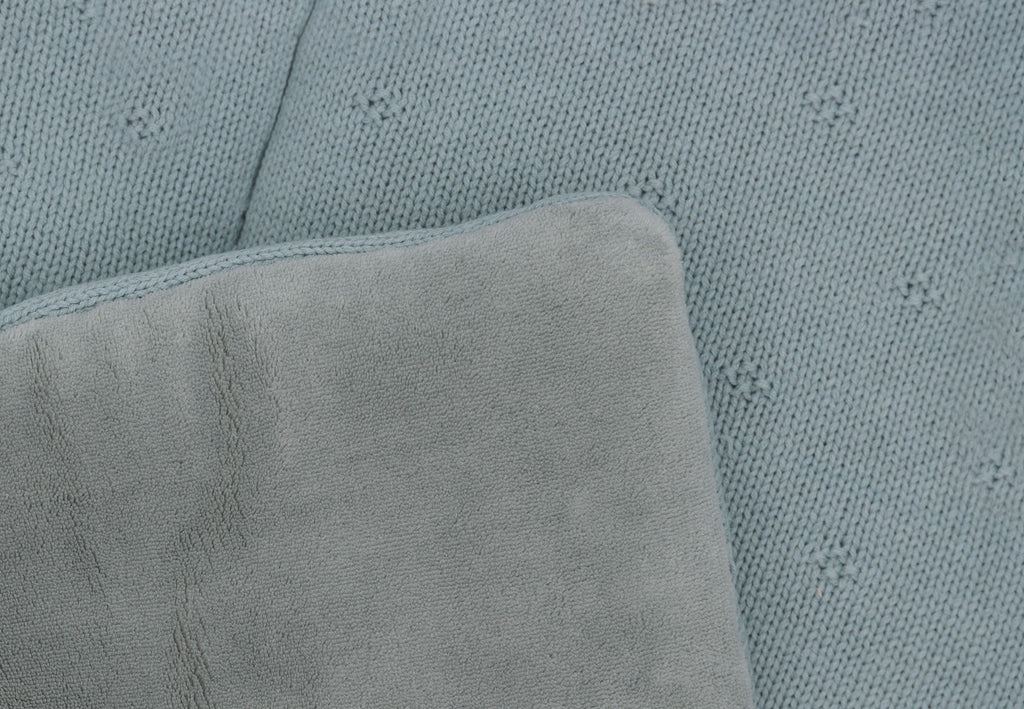 Jollein Boxkleed 75x95cm Cosy Knit Sea Green