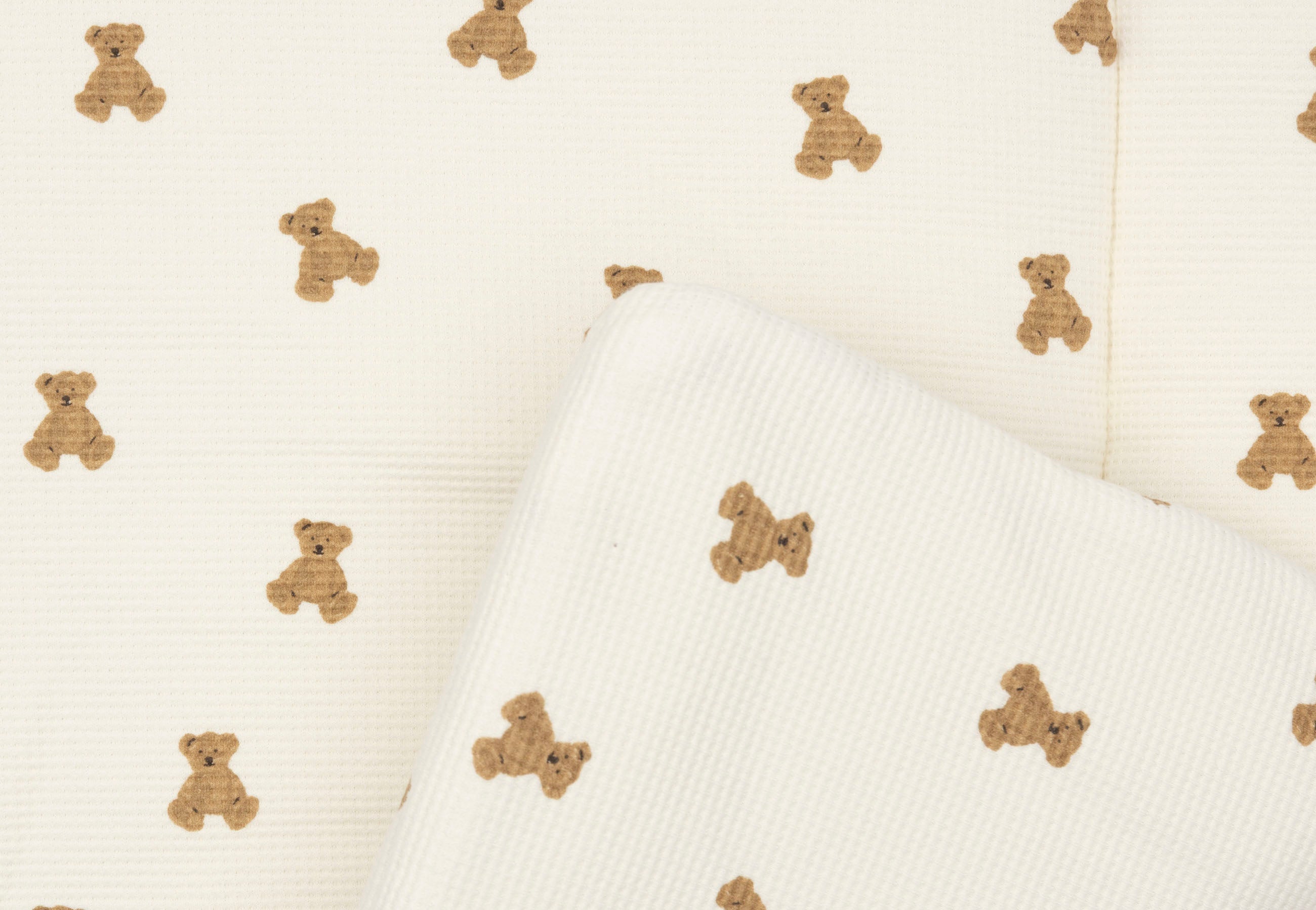 Jollein Boxkleed 75x95cm | Mini Teddy Bear Little Waffle