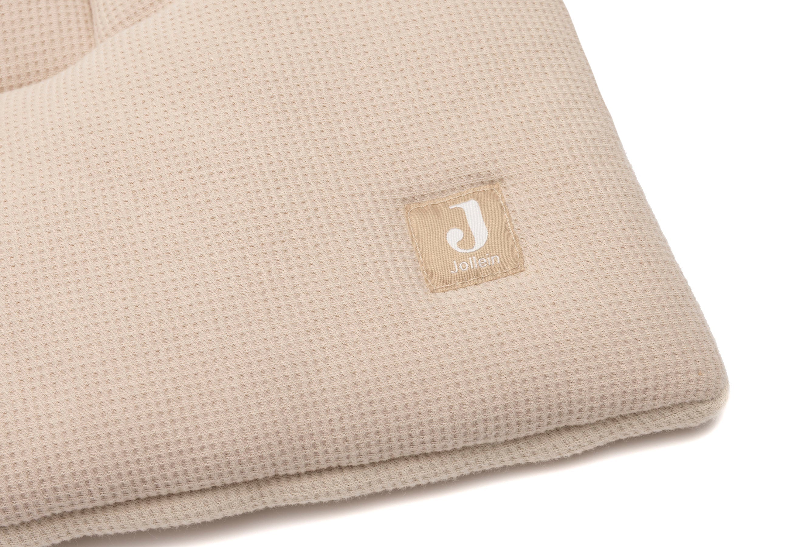 Jollein Boxkleed 75x95cm Little Waffle Warm Sand/ Sand