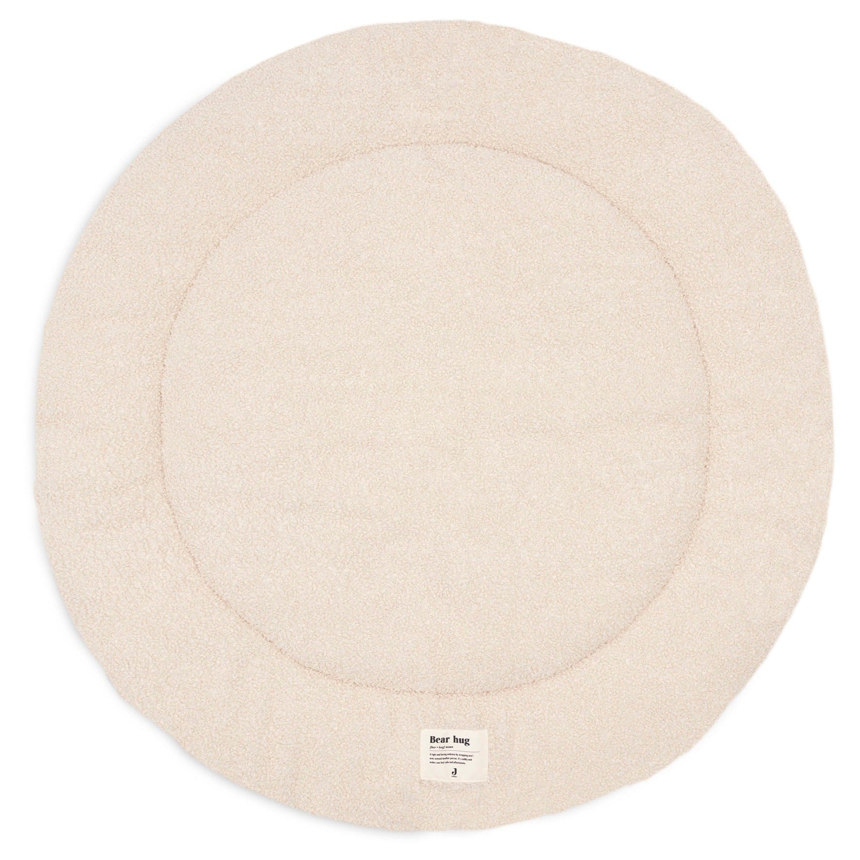 * Jollein Boxkleed Rond 95cm | Boucle Natural