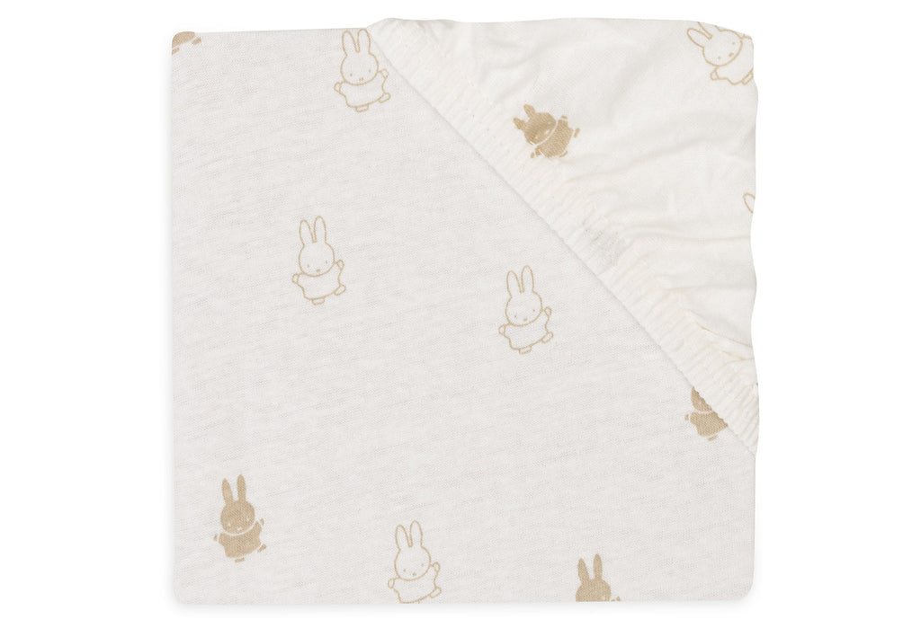 Jollein Aankleedkussenhoes Jersey 50x70cm Happy Miffy | Nougat