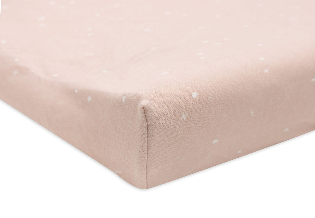 Jollein Verschoningskussen Hoes Jersey 50x70cm Twinkling Wild Rose