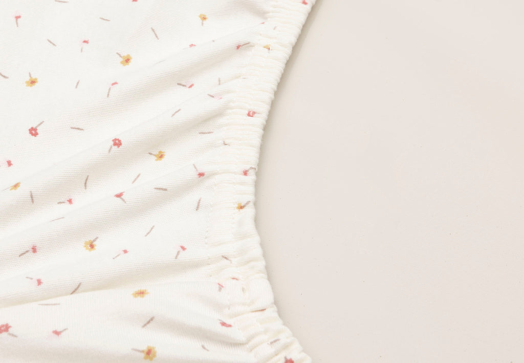 Jollein Aankleedkussenhoes Jersey 50x70cm Pretty Picnic Flower Drops