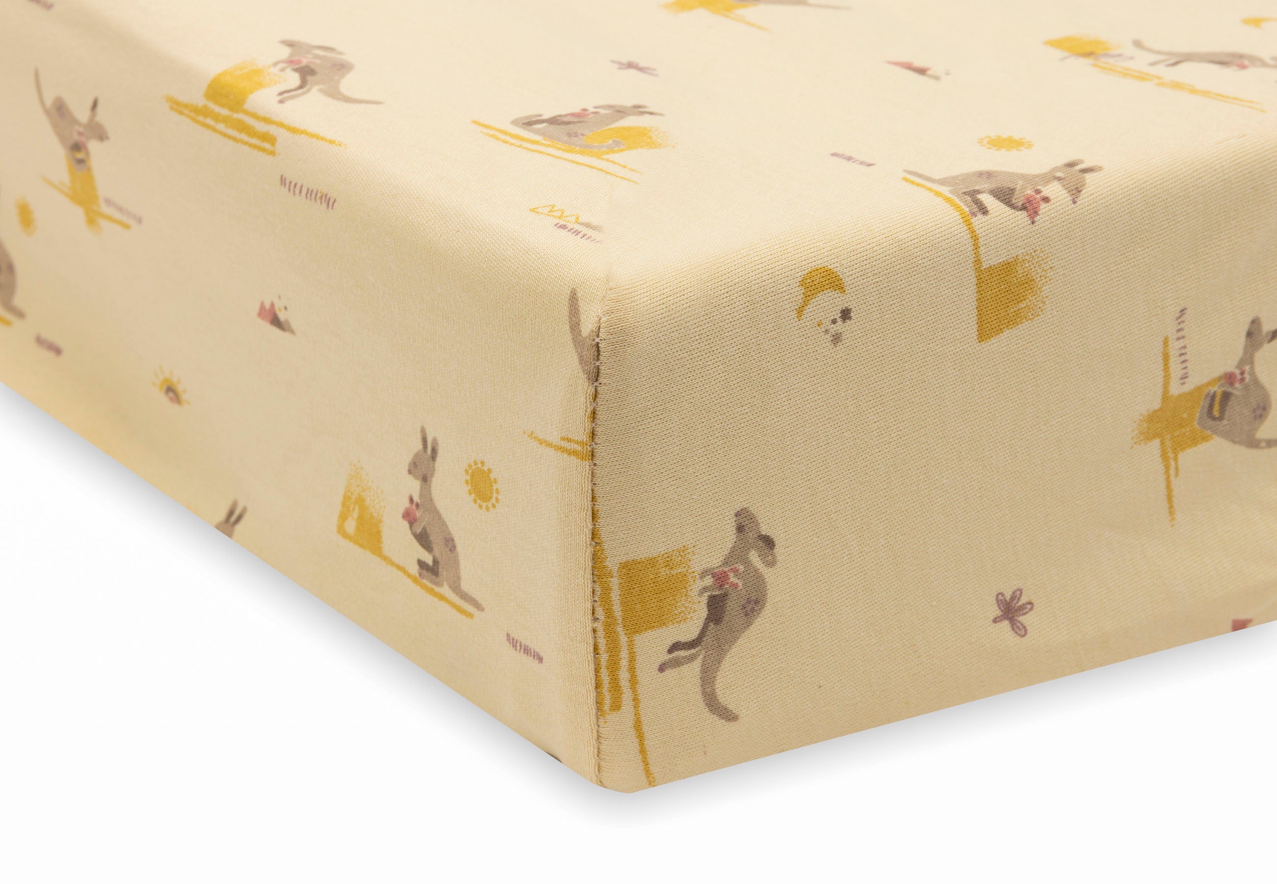 Jollein Aankleedkussenhoes Jersey 50x70cm Kangaroots