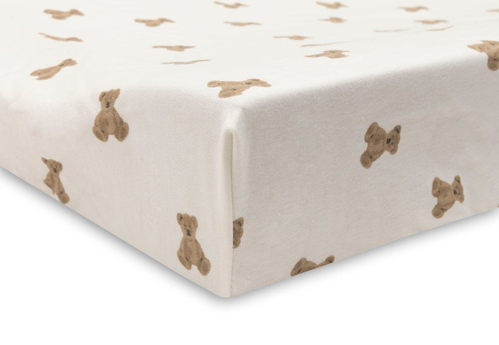 Jollein Aankleedkussenhoes Jersey 50x70cm | Mini Teddy Bear