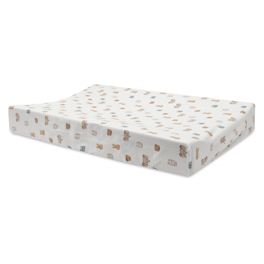 Jollein aankleedkussenhoes jersey 50x70 cm met Jollies print