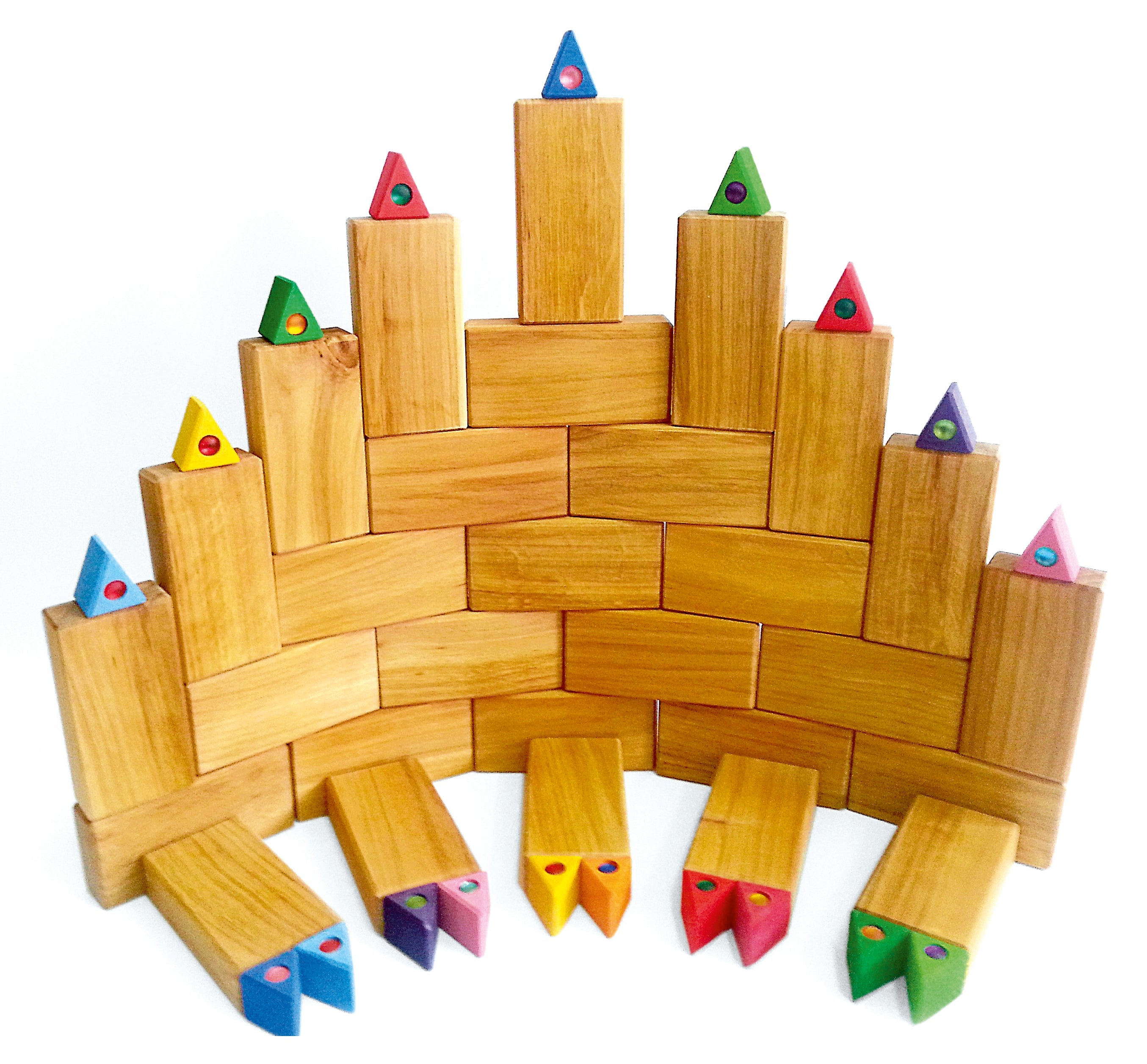 zzz Bauspiel Houten Blokken Set | 50 Stuks