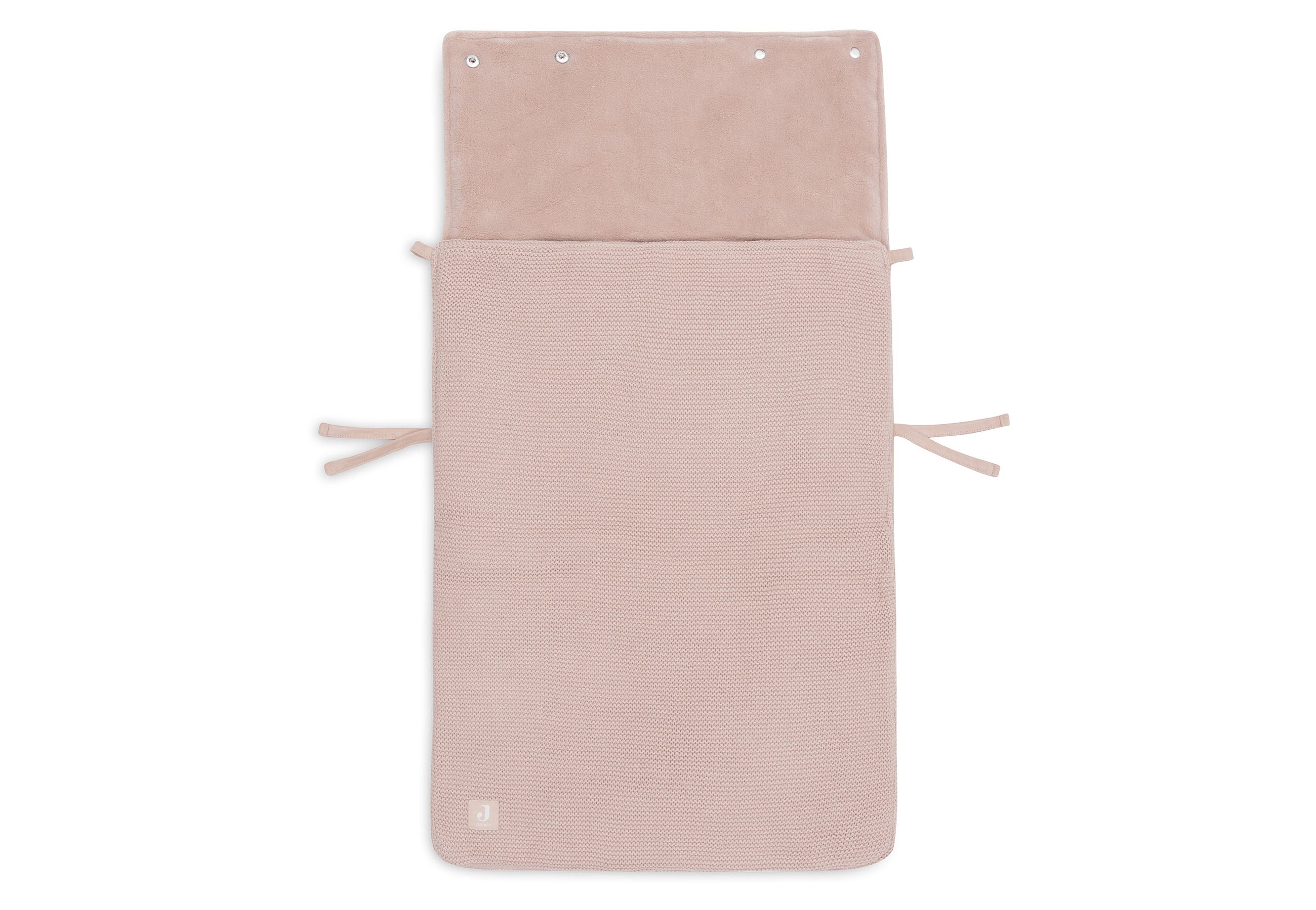 Jollein Voetenzak Groep 0+ 3/5 Punts Gordel Basic Knit | Wild Rose