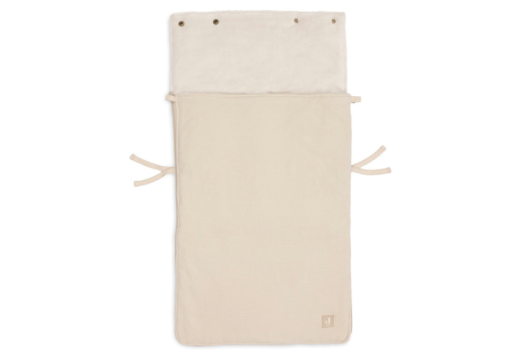 Jollein Voetenzak groep 0+ 3/5 punts gordel Little Waffle Sand