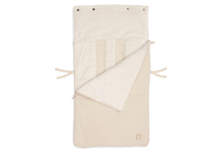 Jollein Voetenzak groep 0+ 3/5 punts gordel Little Waffle Sand