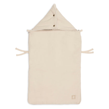 Jollein Voetenzak groep 0+ 3/5 punts gordel Little Waffle Sand