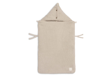 Jollein Voetenzak groep 0+ 3/5 punts gordel Sprinkle Knit | Sand