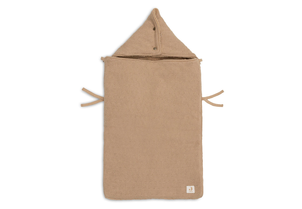 Jollein Voetenzak groep 0+ 3/5 punts gordel Sprinkle Knit | Hazel