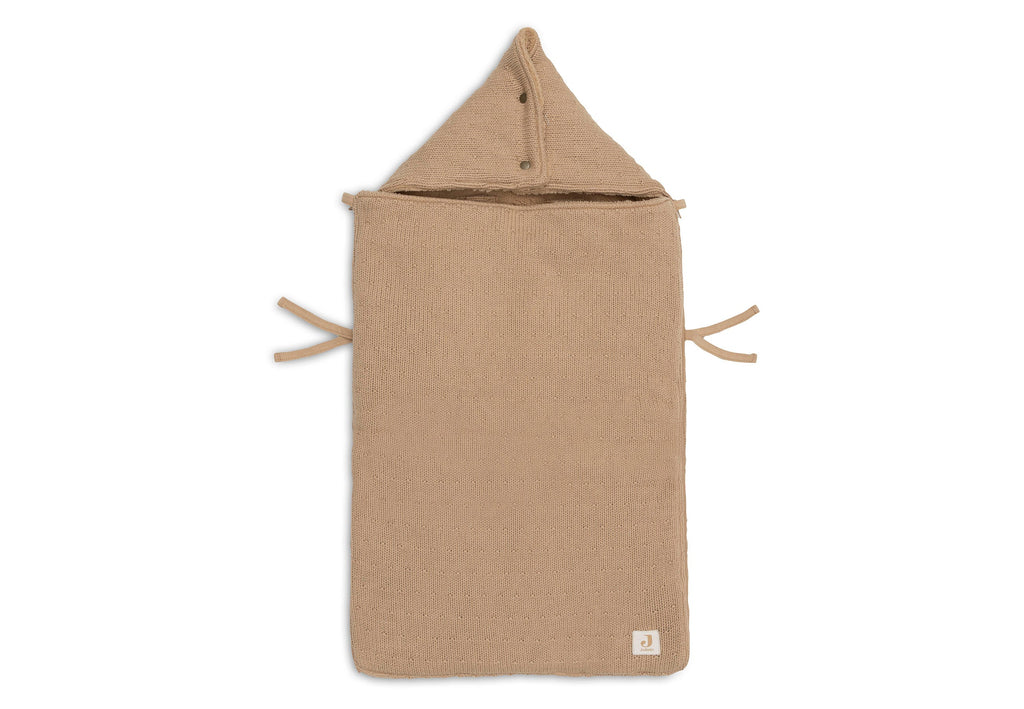 Jollein Voetenzak groep 0+ 3/5 punts gordel Sprinkle Knit | Hazel